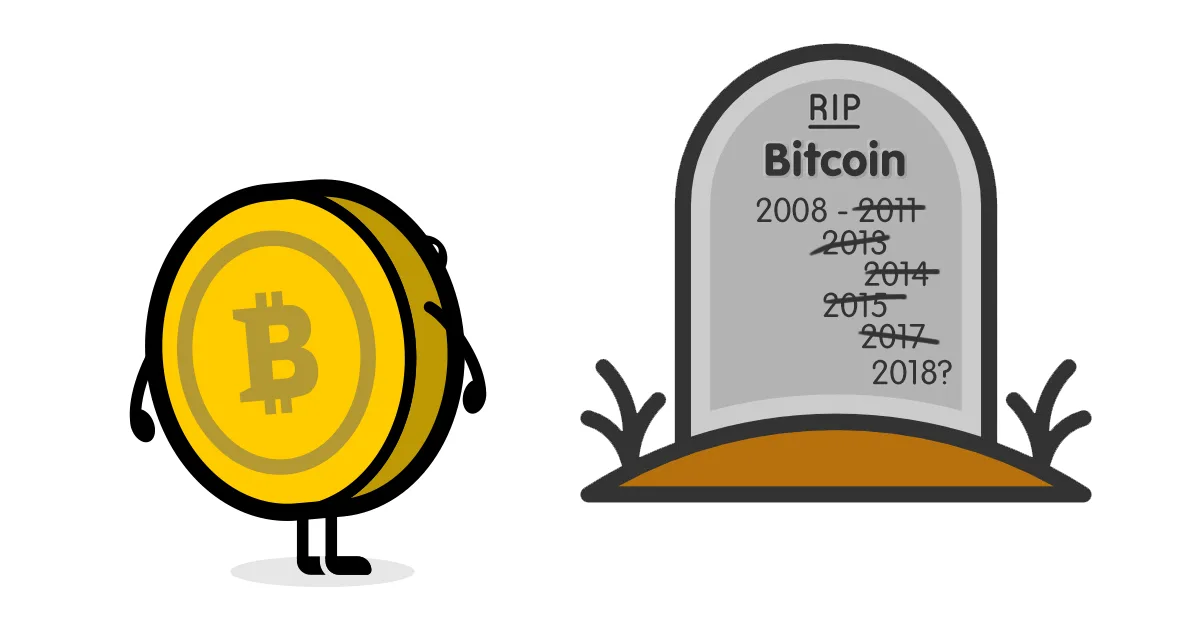 На 2018 год различные мировые СМИ хоронили Биткоин более 200 раз. На данный момент - более 470 раз. В итоге рост Биткоин за 15 лет обогнал практически все традиционные финансовые активы вместе взятые. Я подчеркиваю, именно вместе взятые! 