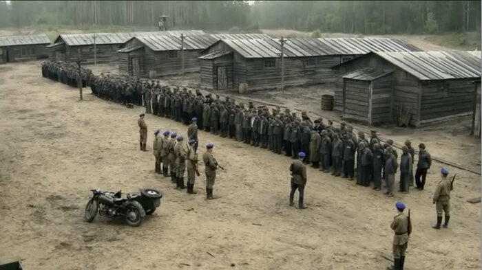 Сериал 2011 года "Отрыв". Вторая серия. Как персонаж Петренко угодил в лагерь, за покушение на товарища Сталина