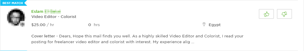 Исследование на UpWork - Cover Letter глазами Клиента