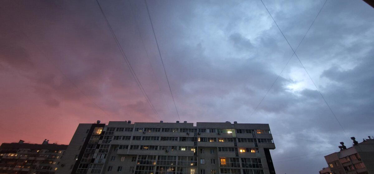 Грозовое небо в Челябинске