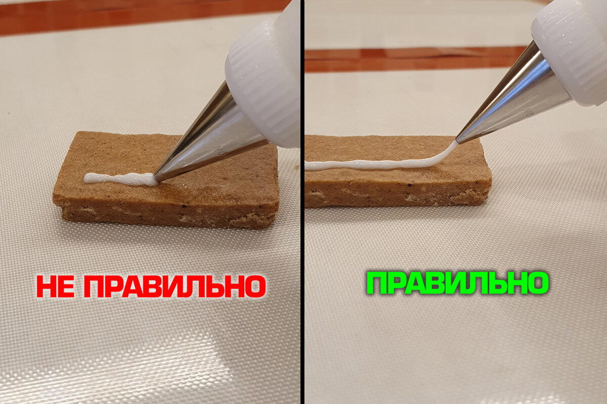 Строим пряничный домик. Часть 4. Украшаем домик