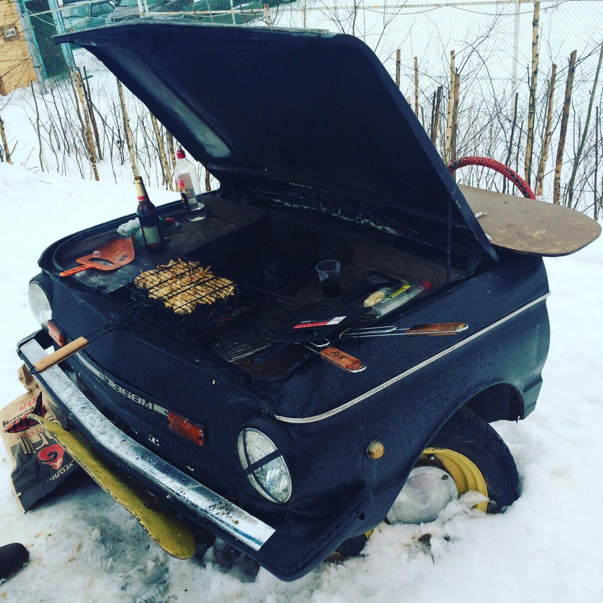 Забавный мангал