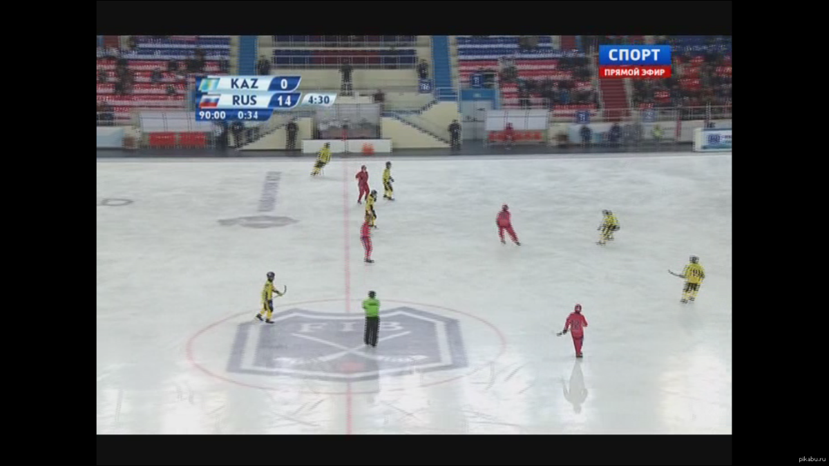 Бенди: Россия - Казахстан 14-0