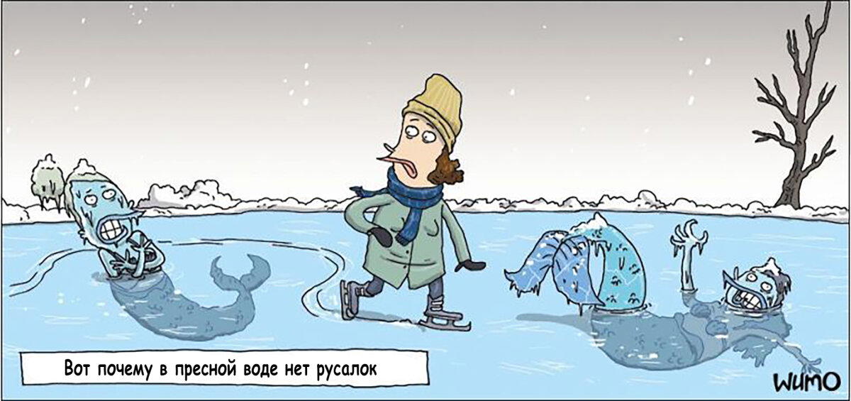 Русалок здесь нет