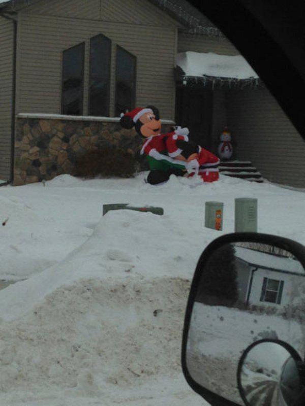 Merry X-mas, happy Mickey!