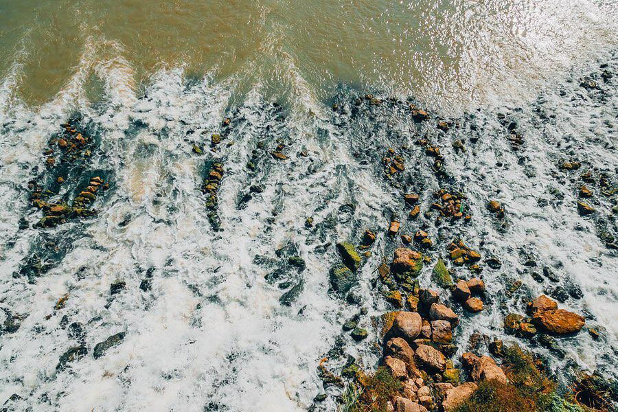 В Краснодаре есть свои водопады. Находятся они в конце Большого острова.