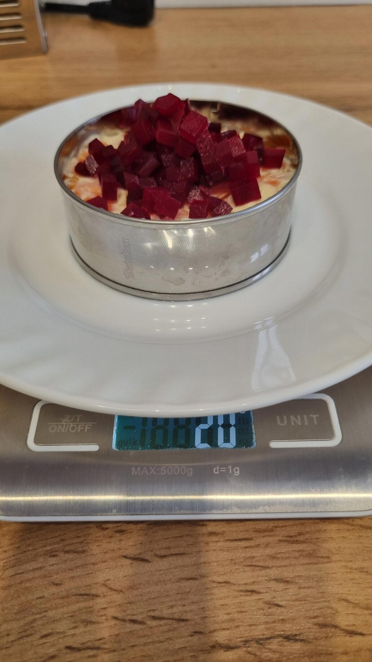 Сельдь под шубой Sous-vide