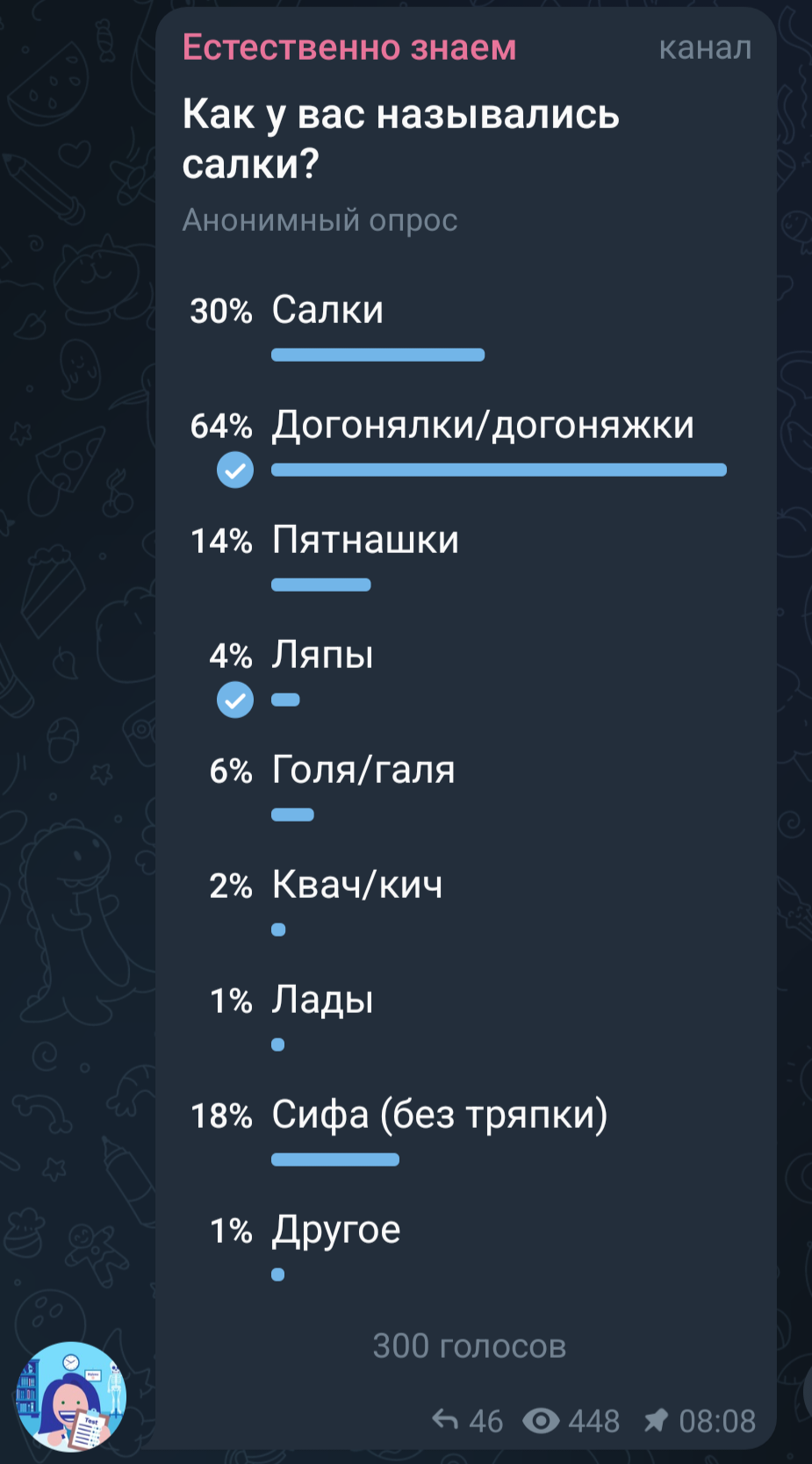 А как вы называли игру в салки?