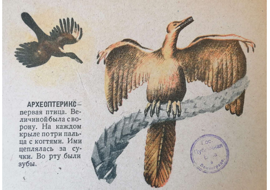Вымершие животные. Издательство "крестьянская газета", 1929 год