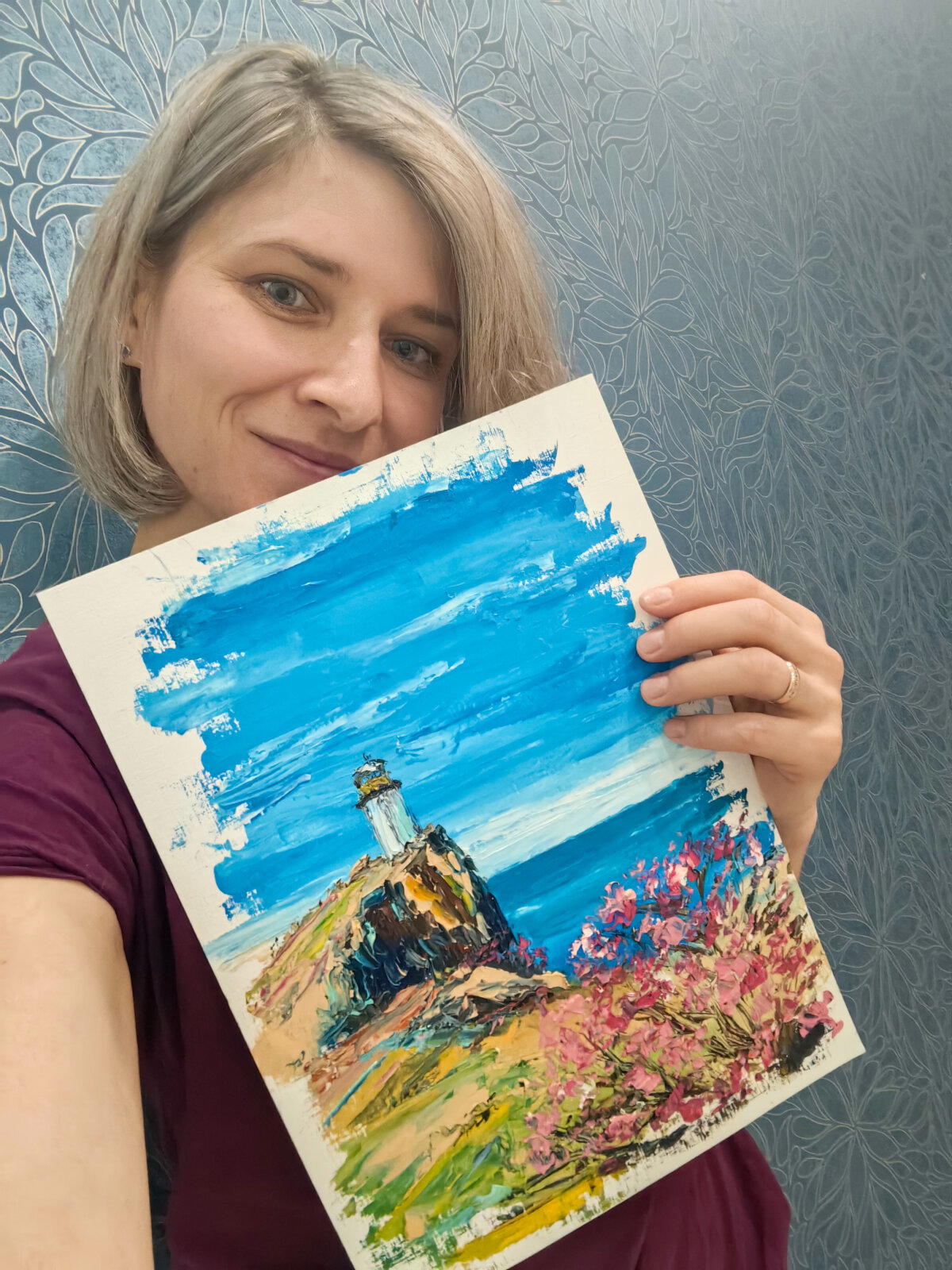Масло масляное. Весна, маяк