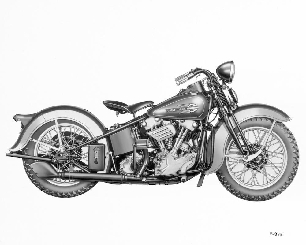 История моторов Harley-Davidson Knucklehead