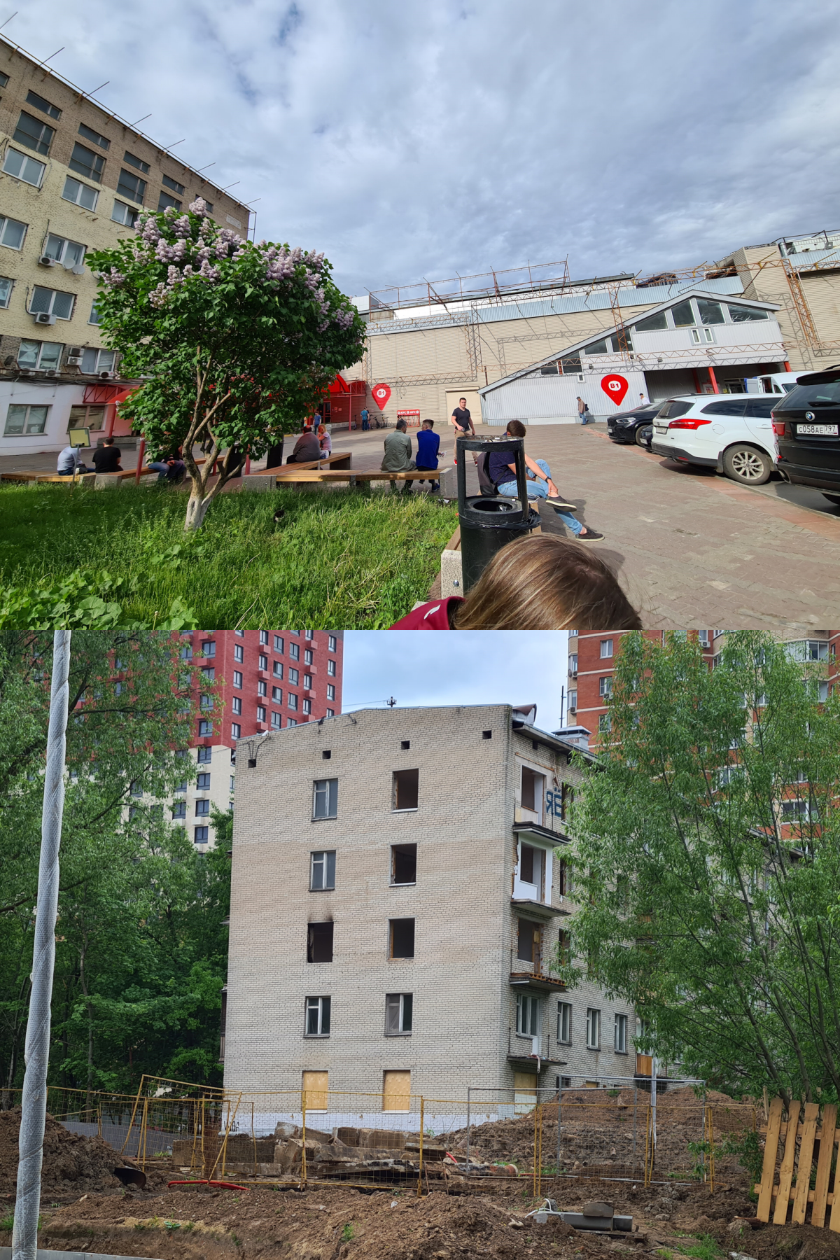 Забыл как район называется. Ренновация вполне себе живых и исправных домов. Собянин неисповедим.