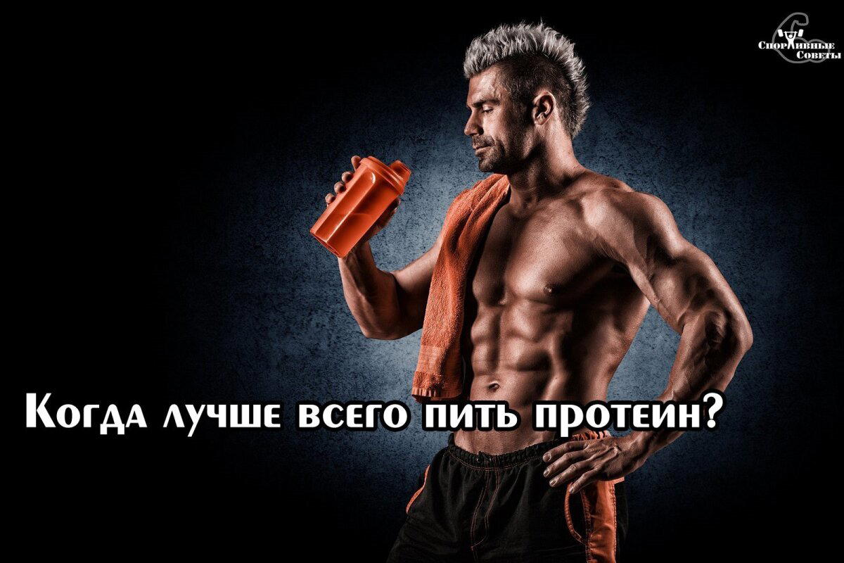 Когда лучше всего пить протеин?