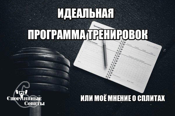 Идеальная программа тренировок или моё мнение о сплитах