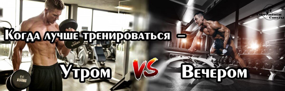 Когда лучше тренироваться – утром или вечером?