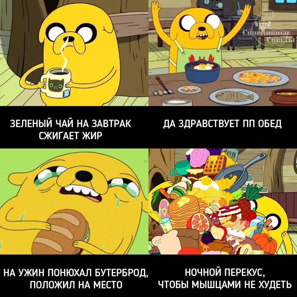 Мемчики о питании