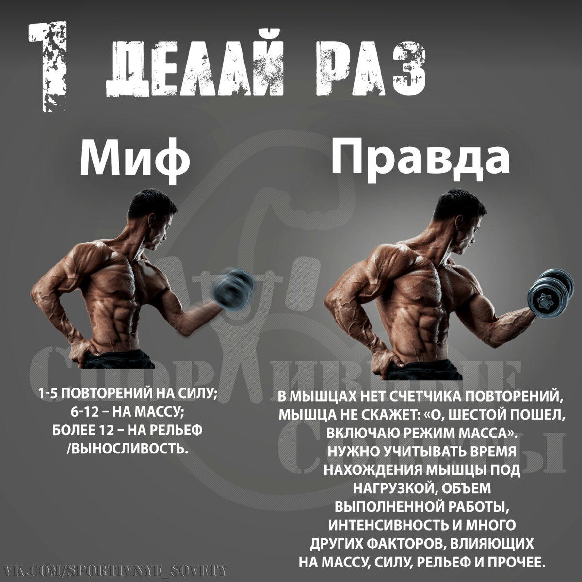 Мифы про тренировки