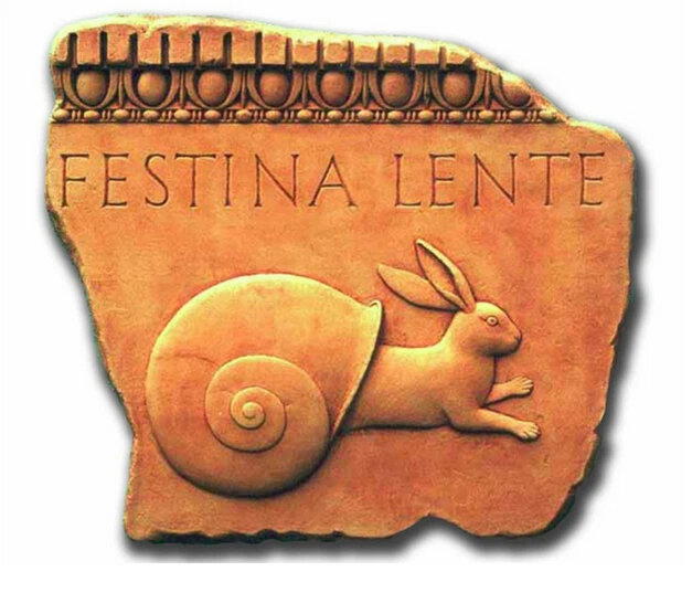 Festina lente – «спеши медленно». На днях испытал эту древнюю латинскую поговорку на себе