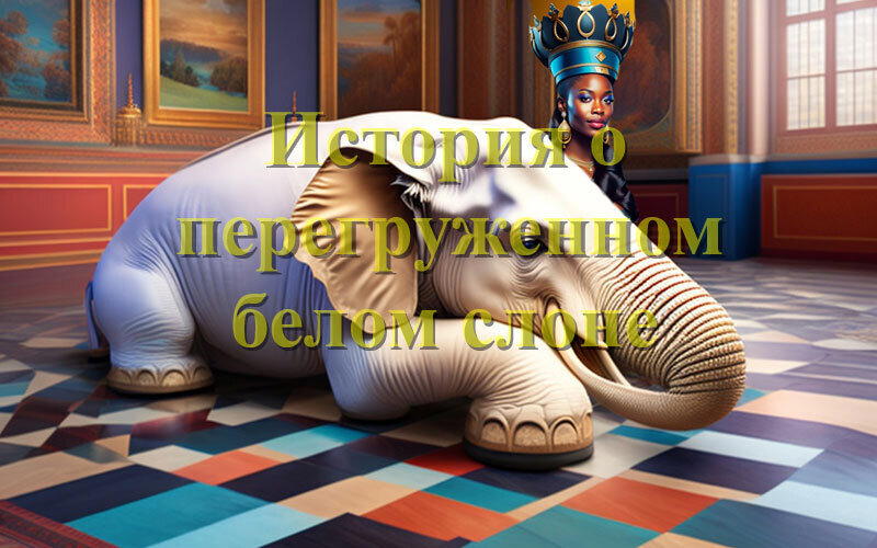 Поучительная шахматная история о перегруженном белом слоне