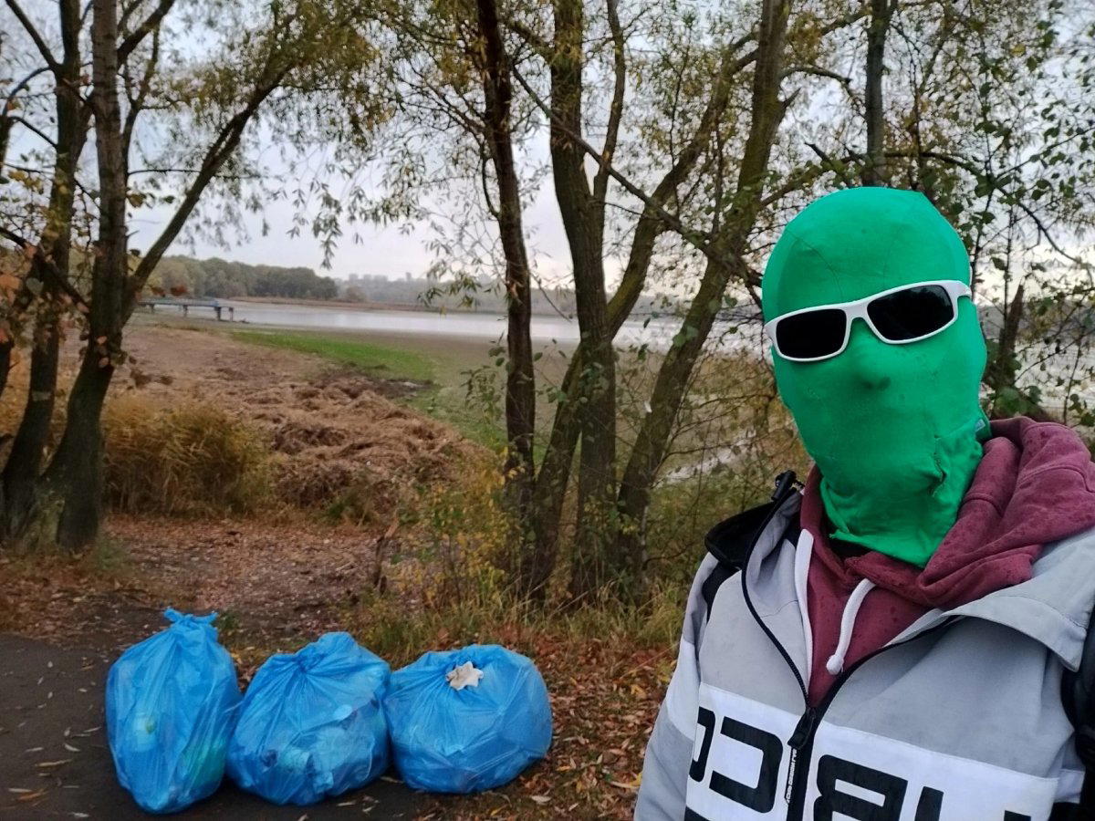 Я в Казани. Провел рейд в парке Савиново.