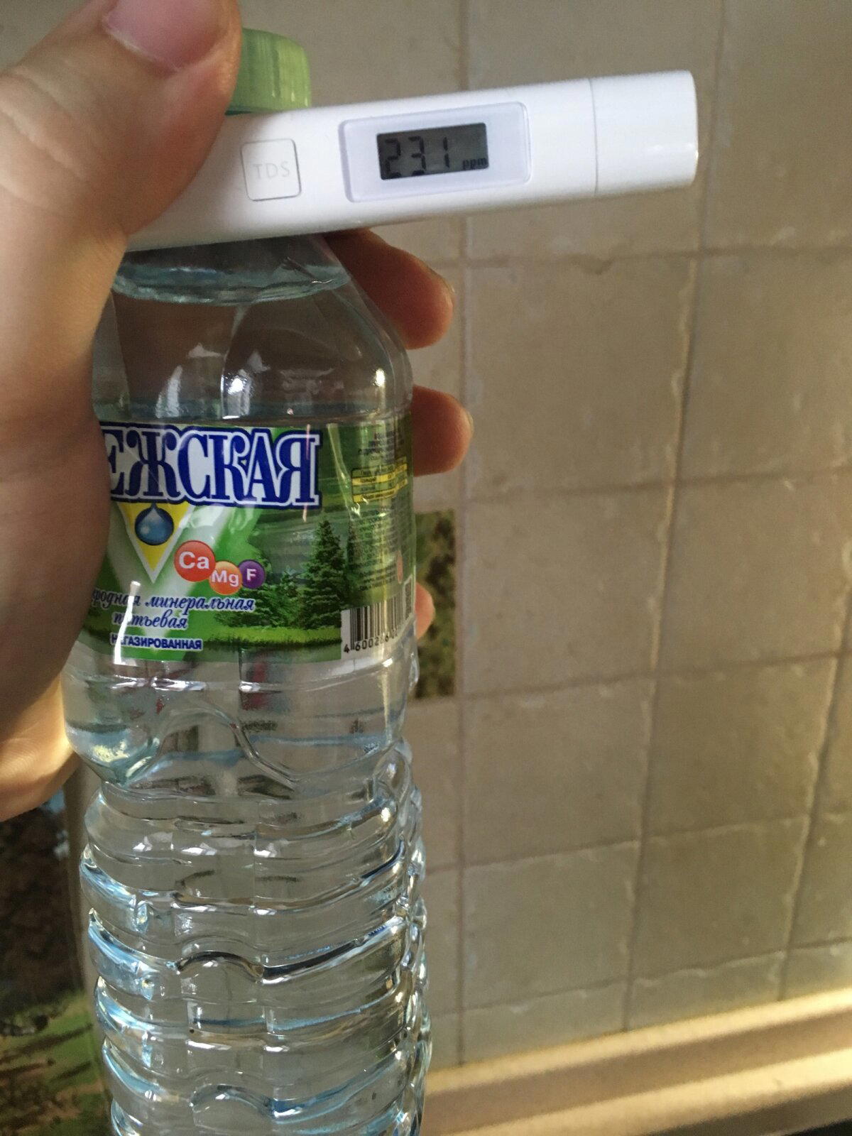 Анализ бутилированной воды
