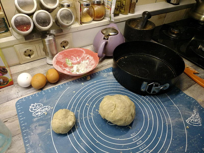 Тарт с кабачками и молодым сыром