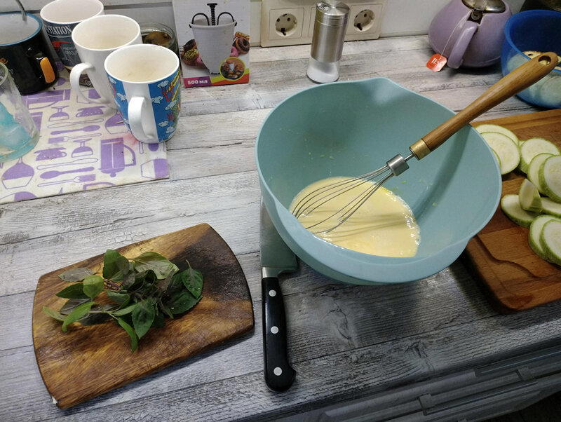 Тарт с кабачками и молодым сыром