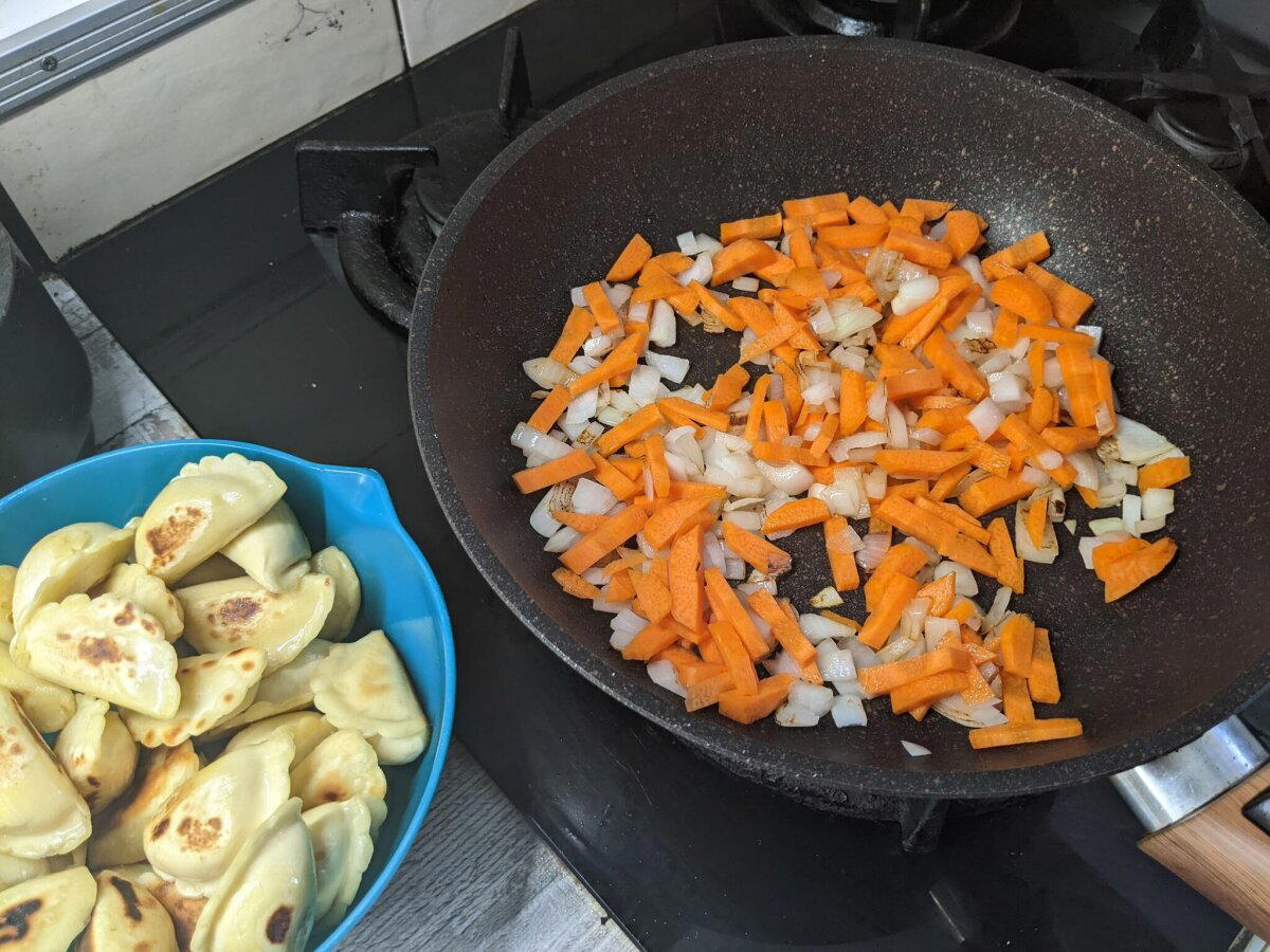 Проверка рецепта. Картофельные вареники в сливках, без отваривания