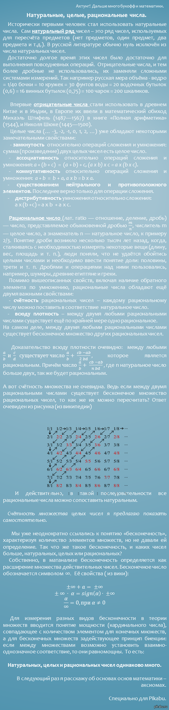 Математика вкратце. Часть 2