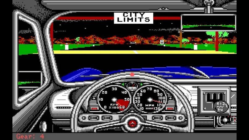 Стрит-рейсинг в игре Street Rod 1989 года