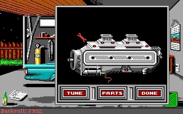 Стрит-рейсинг в игре Street Rod 1989 года