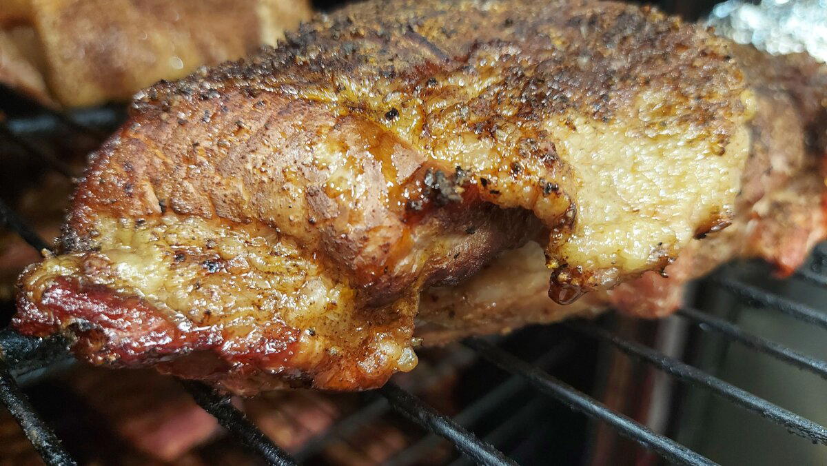 Pulled Pork (рваная свинина) в смокере за пару миллионов рублей