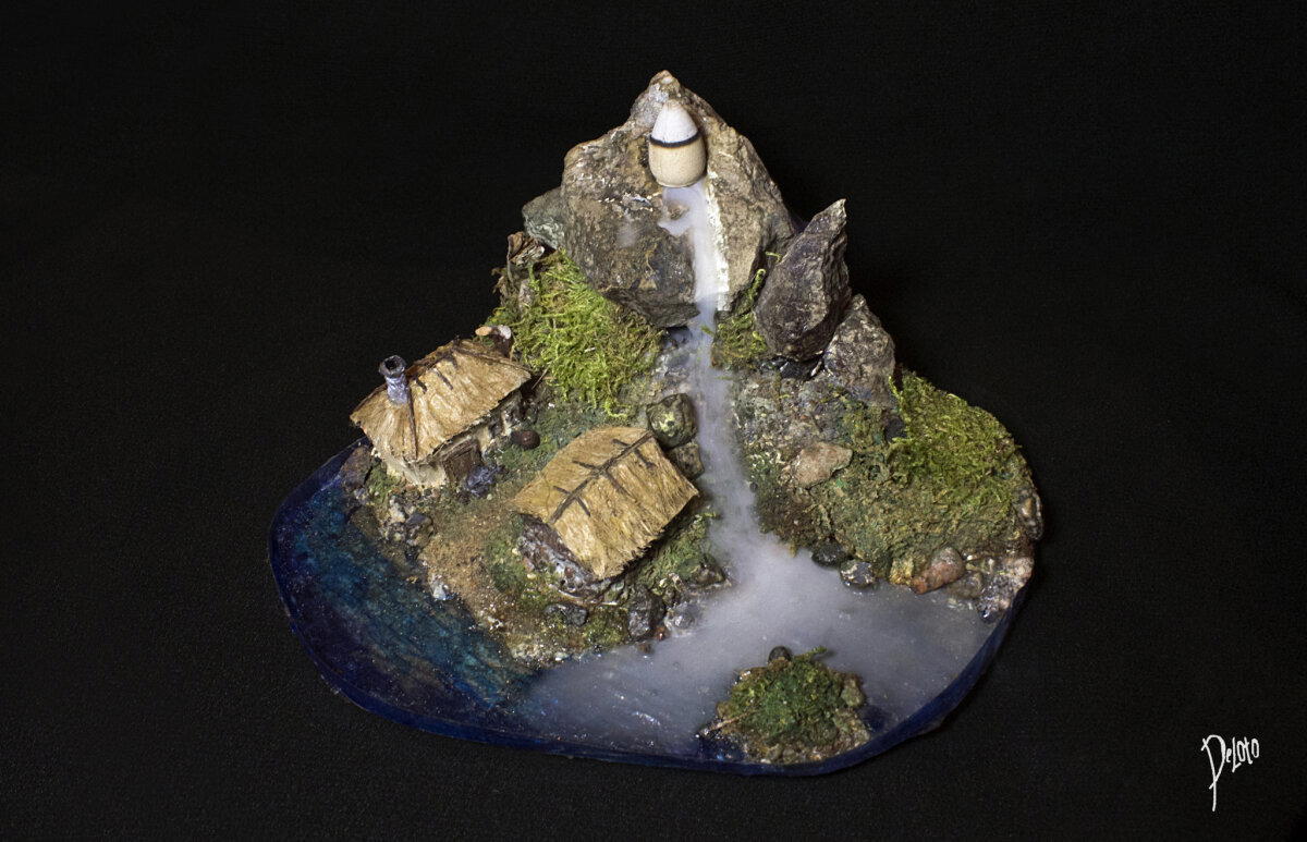 Подставка-диорама по мотивам TES III: Morrowind