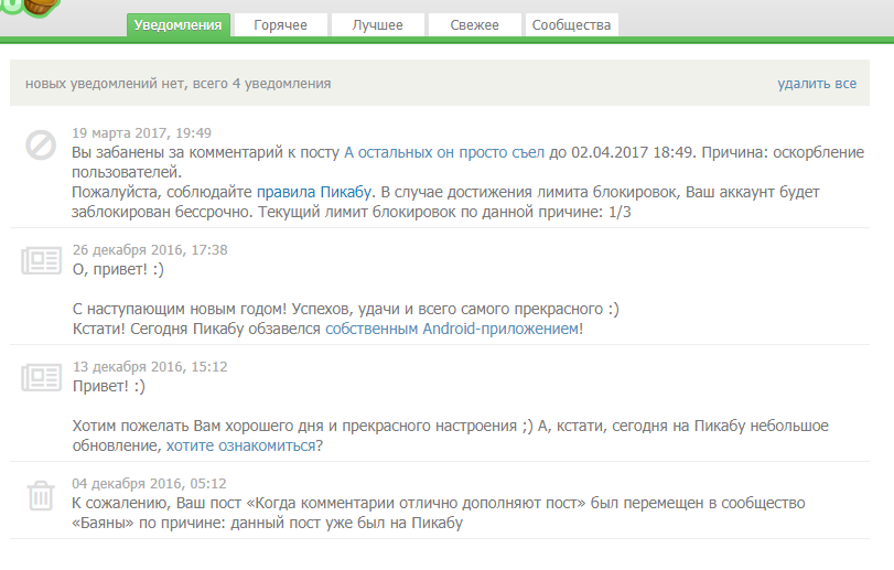 Сказ о том как я узнал о шедоубане на Пикабу