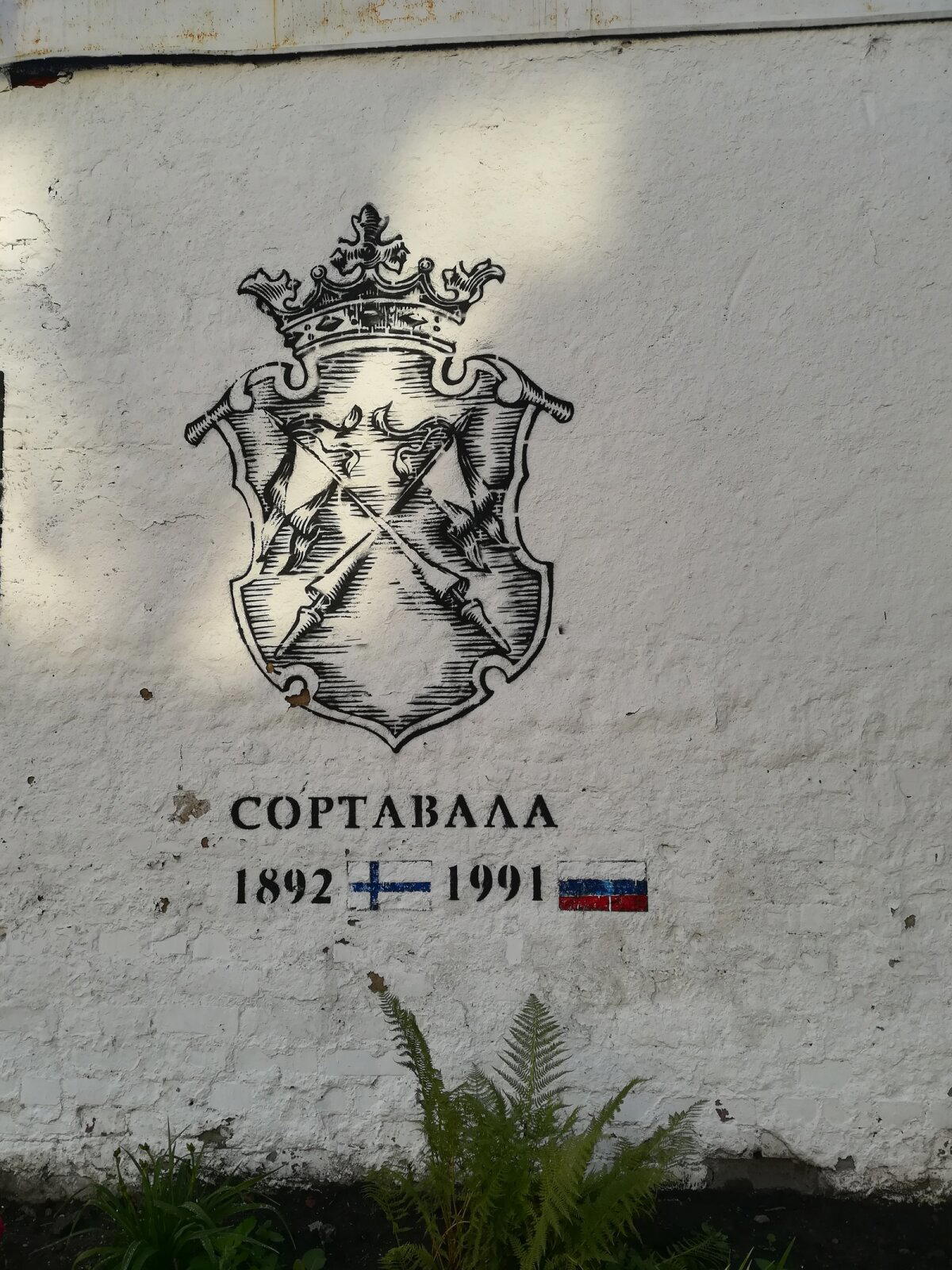 Эволюция герба в городе Сортавала.