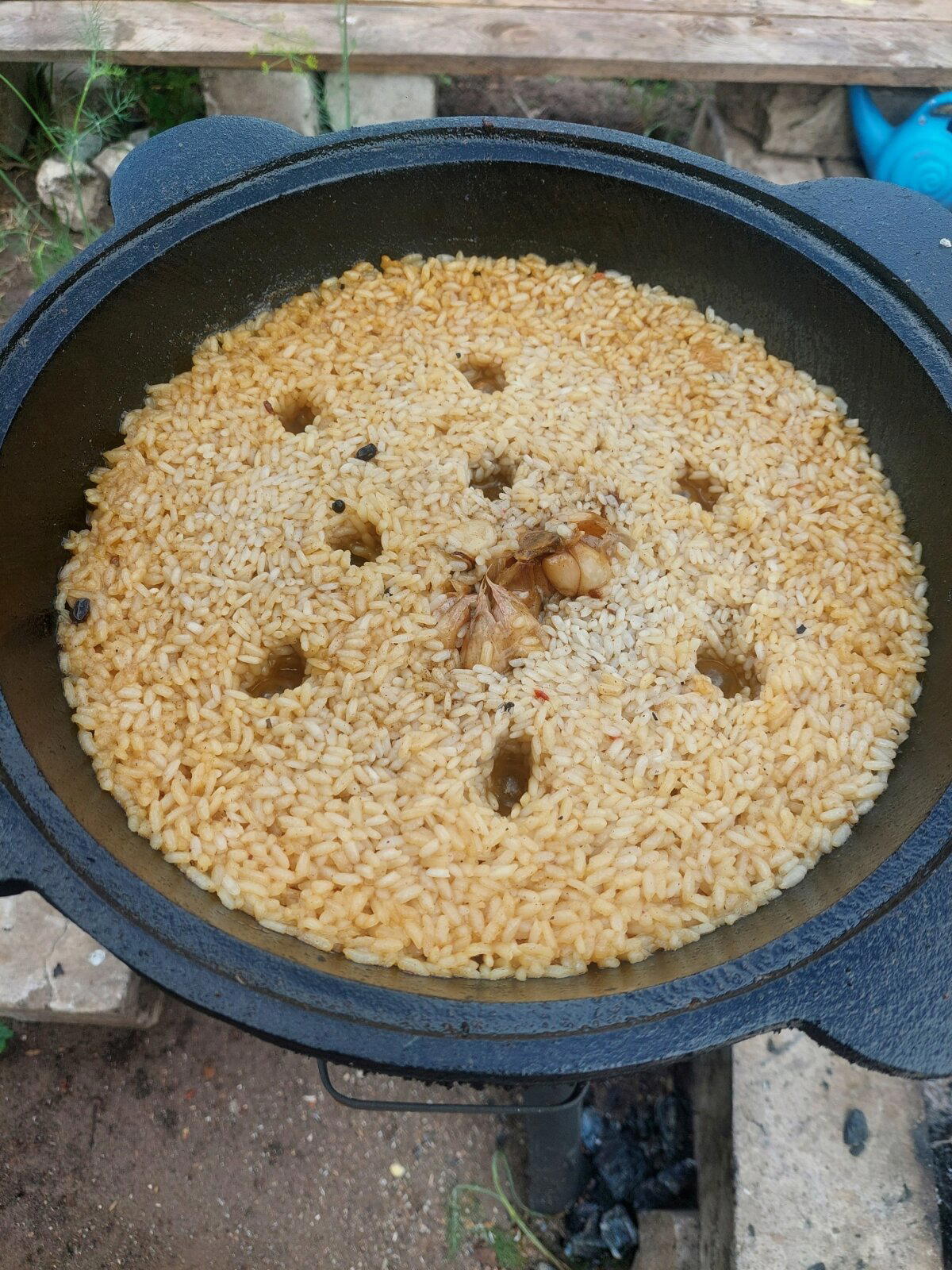 Плов в казане. Только фото