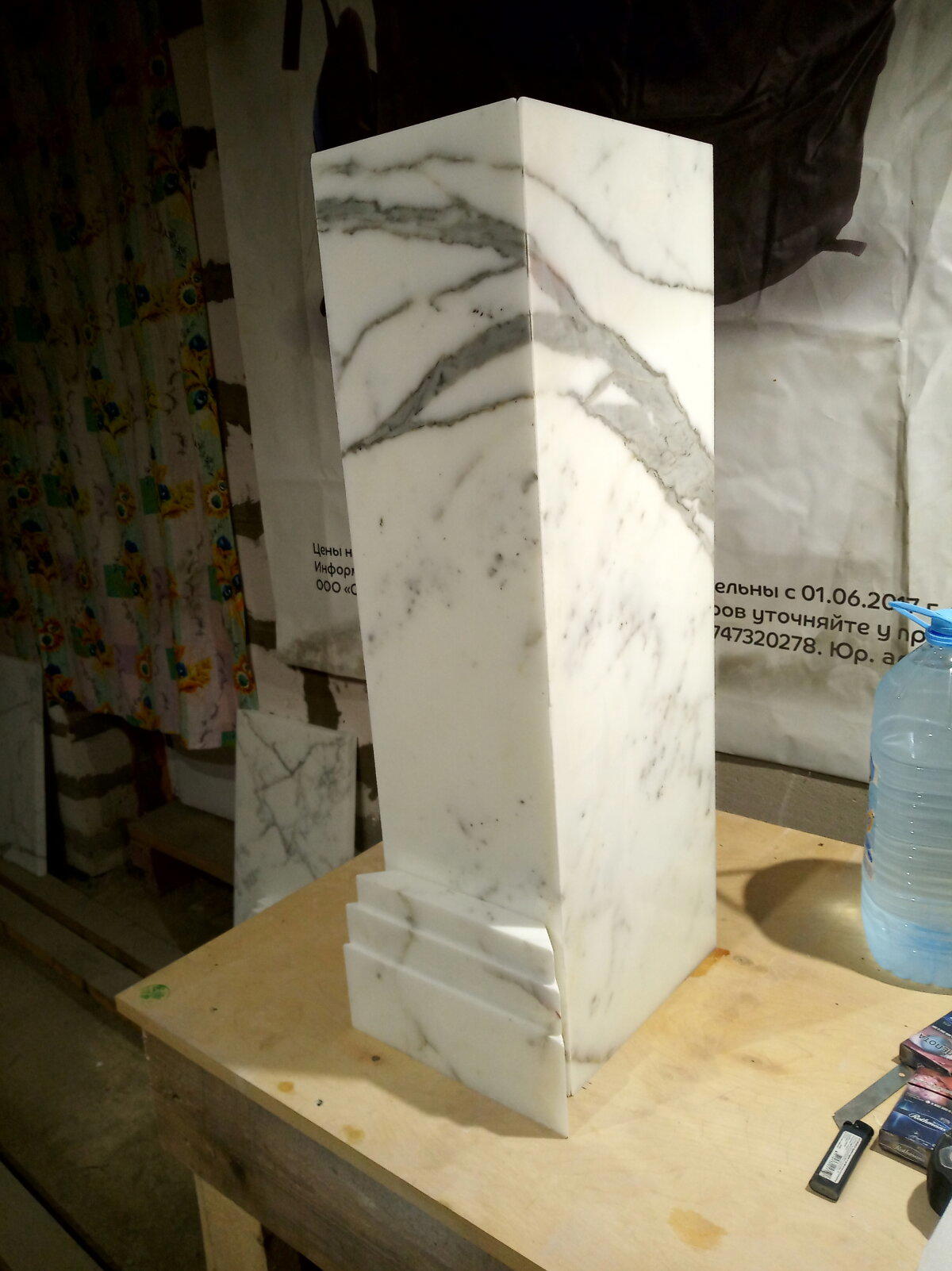 Портал из мрамора Statuario