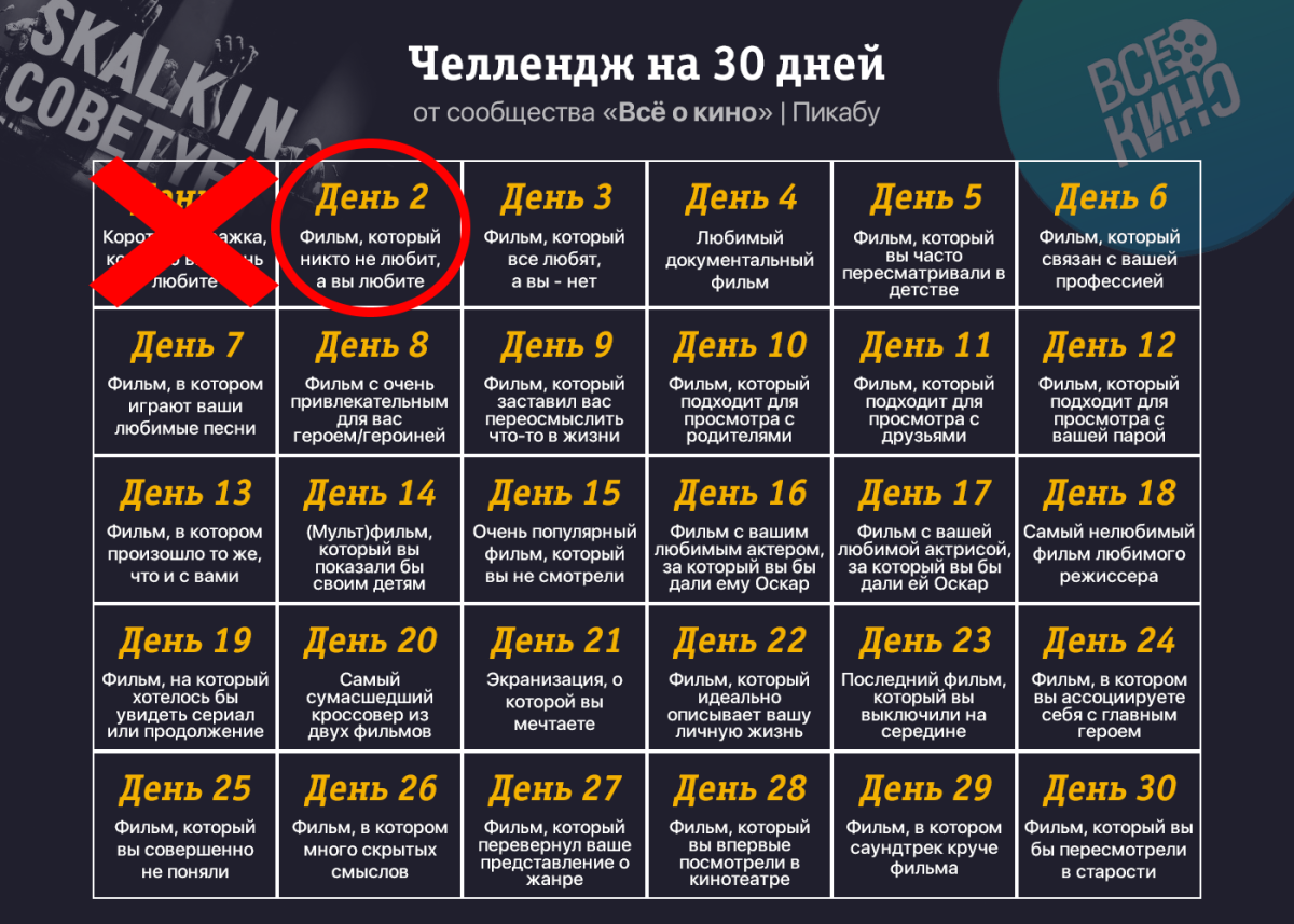 Продолжение поста «Киночеллендж: 30 дней фильмов»