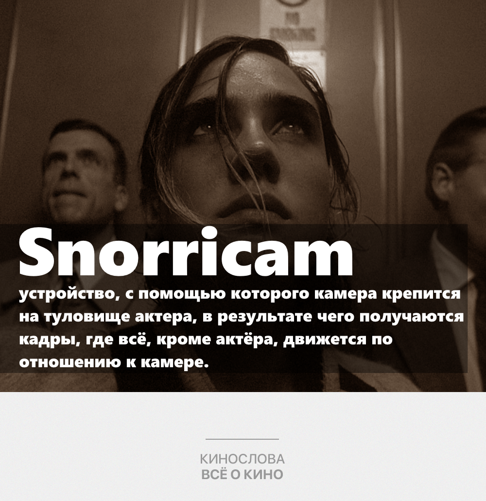 Кинослова. Snorricam