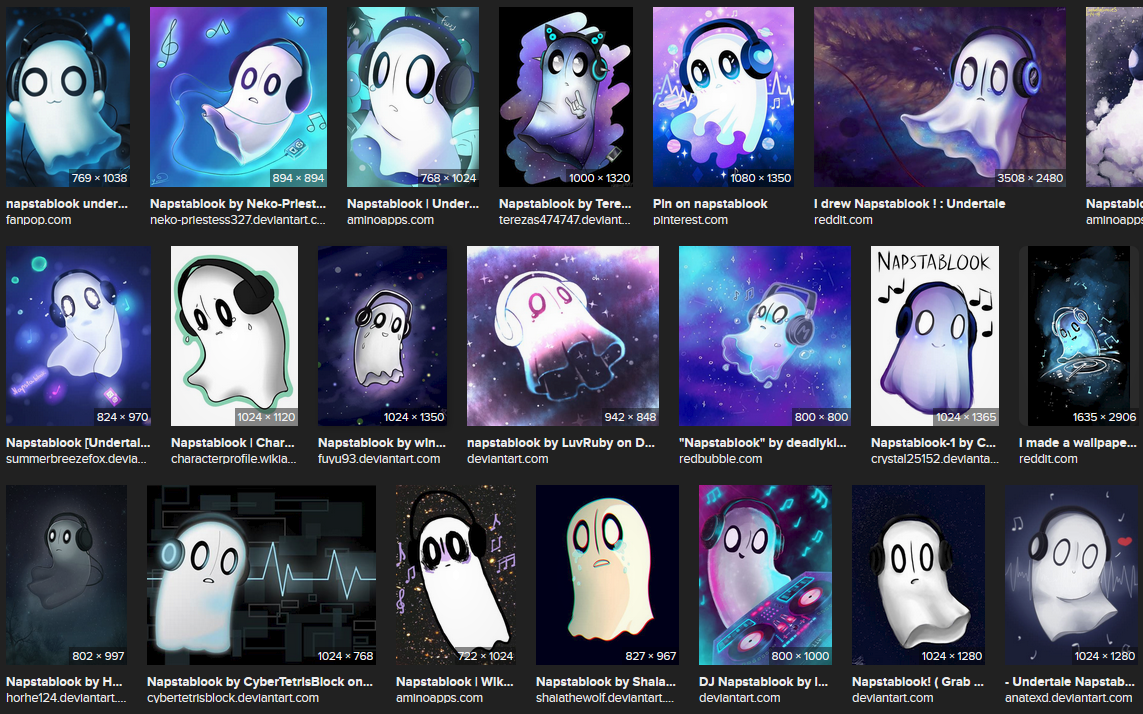 Магнитик Napstablook