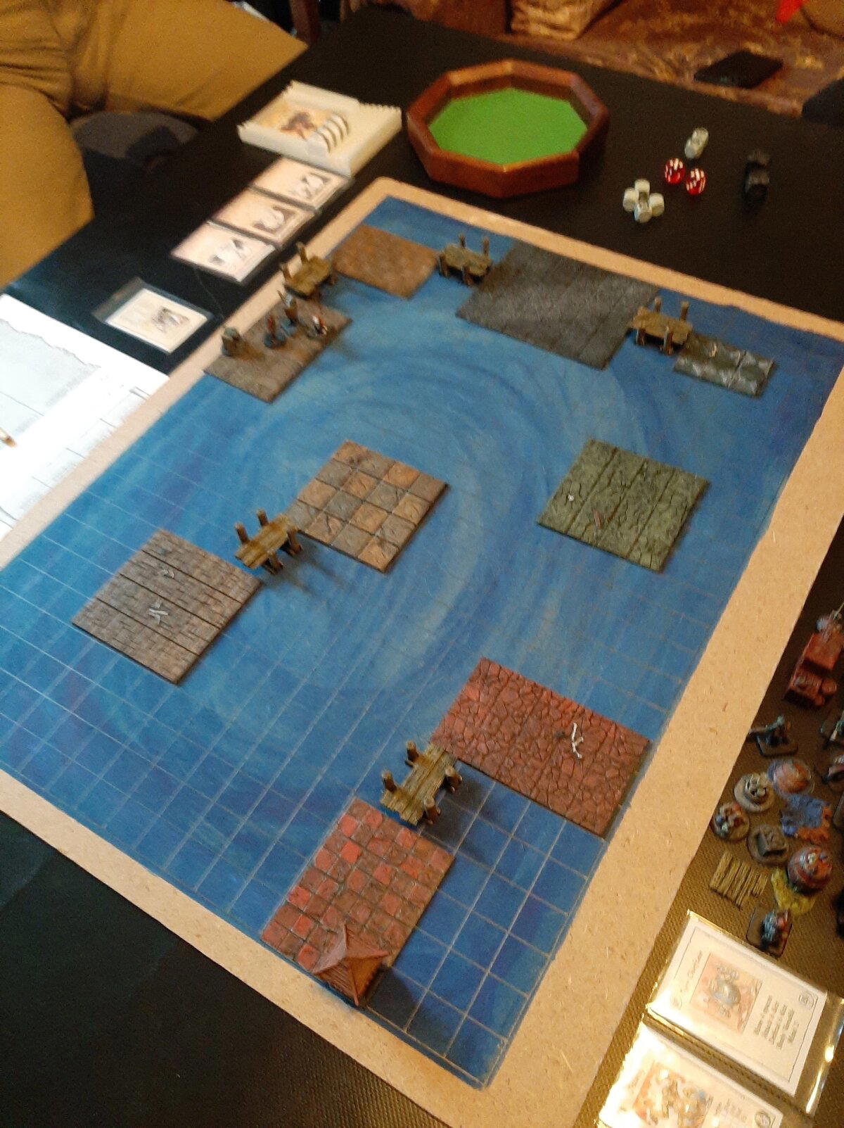 Heroquest, самодельное поле с водой