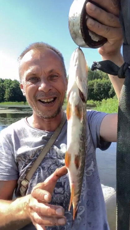 На поисковый магнит вытащил ...щуку