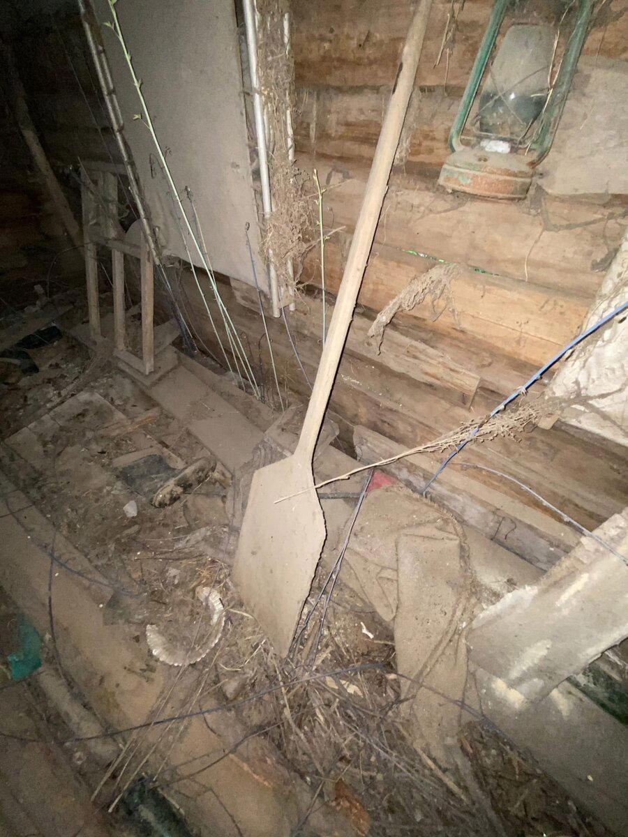 В этом старом, деревенском доме, люди не жили давненько. Местные, почему-то, ничего оттуда не вынесли