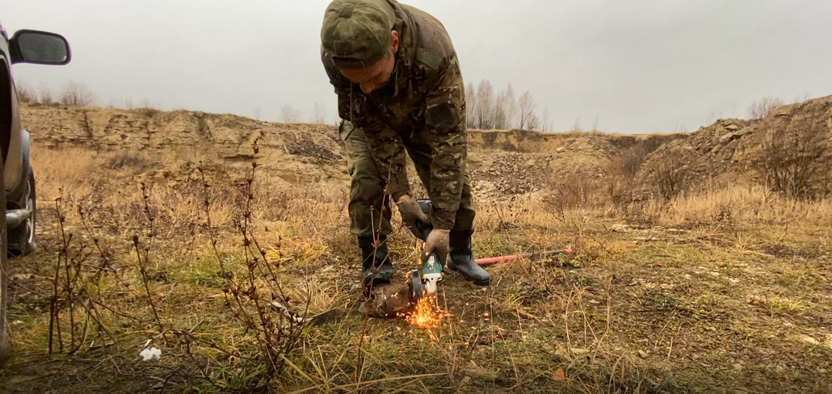 Разобрал, без обжига, небольшой электродвигатель. Цель - добыть медь и сдать ее