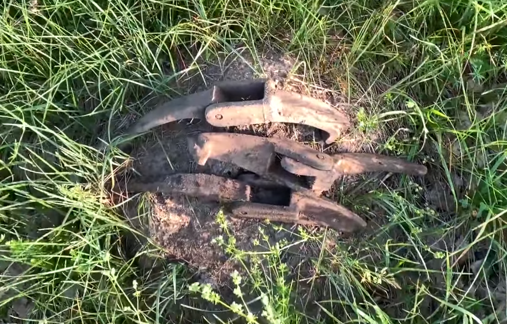 Нашли много бесхозного алюминия в поле