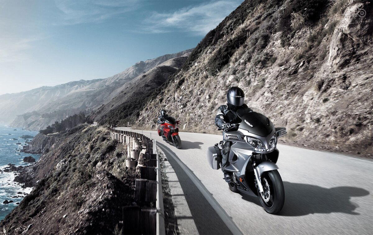 Большой спорттур от CFMoto замечен на улицах Китая