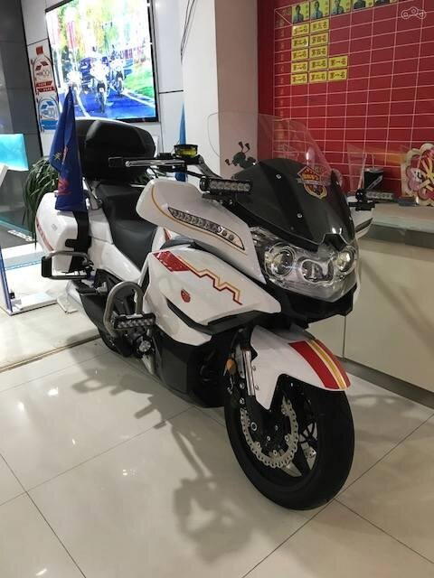 Большой спорттур от CFMoto замечен на улицах Китая