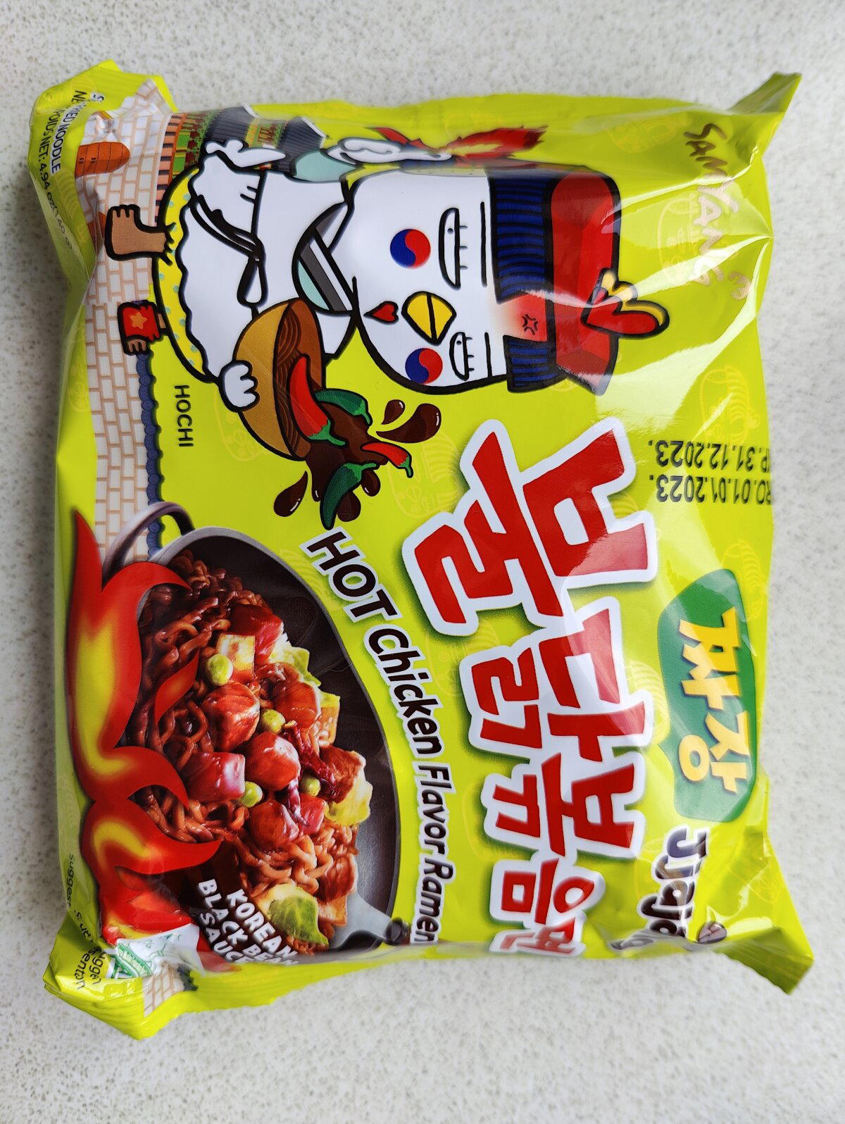 Samyang hot chicken ramen!