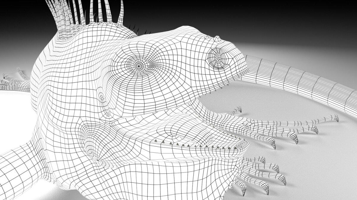 Моё 3D. Игуана