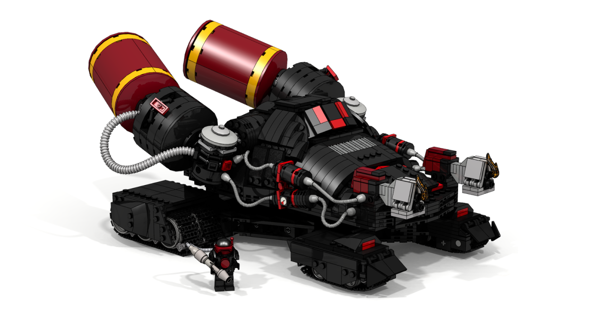 Lego Tiberium Wars. Огнеметный танк.